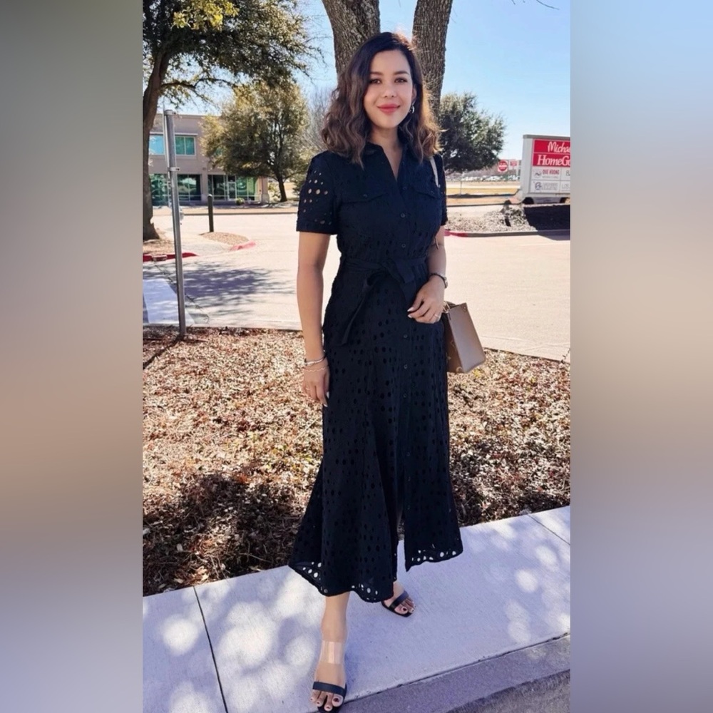 Zara Black Shirt Dress Size Medium